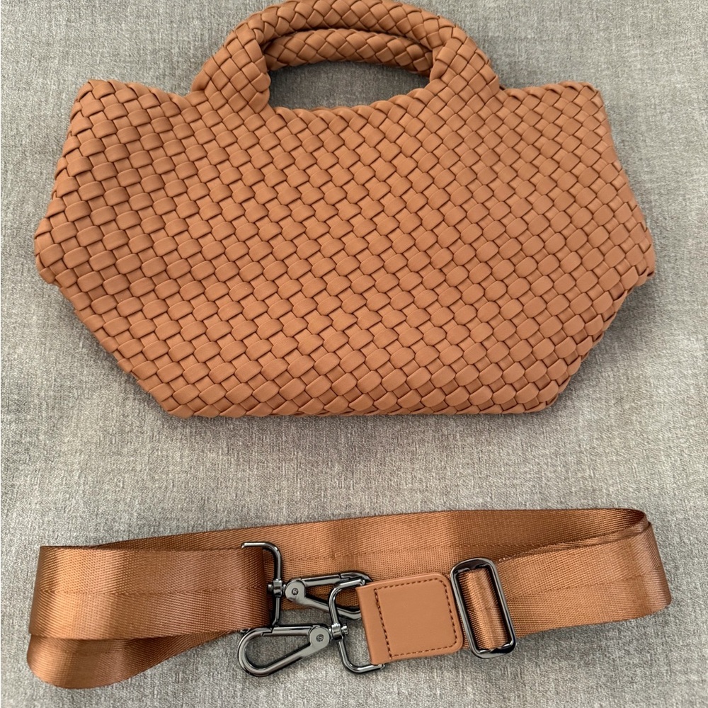 Naghedi St. Barths Small Tote in color “Cocoa”.
